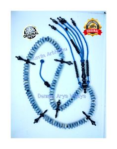 TASBIH TUJANI BATU PERMATA MARJAN BIRU ASLI KOMBINASI YUSER LAUT