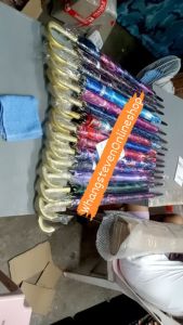 Satin Assorted Design Printed Long Umbrella - Stay Stylish in the Rain!"