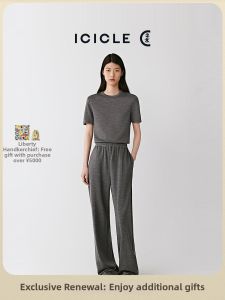 ICICLE | Wool Autumn Straight Leg Pants
