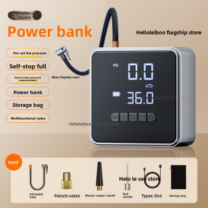 HELLOLEIBOO | Electric Inflator Pump for Basketball Leather Ball Volleyball and Soccer Ball with Auto-Stop Function