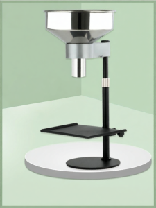 XIANGKESI | Oil Resistant Wide Mouth Stainless Steel Funnel with Stand