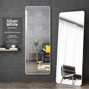 Full Length Dressing Mirror Round Corner HD Explosion-Proof