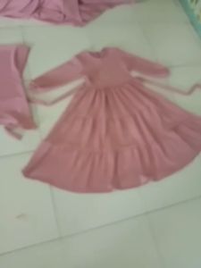 GAMIS SUSUN TIGA ANAK USIA 2 - 11 TAHUN / BAHAN CRINKLE AIRFLOW / WUDHU FRIENDLY