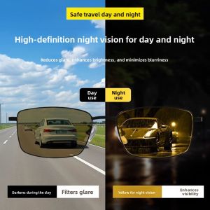 JIFANPAUL | Night Driving Night Vision Glasses Anti-High Beam Myopia Glasses