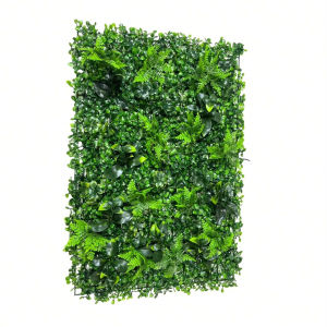 1 Tấm Chắn Tường Cây Giả Bằng Nhựa Giả Cây Buxus Dùng Trang Trí Trong Nhà Ngoài Trời Chống Tia UV Chống Mốc.