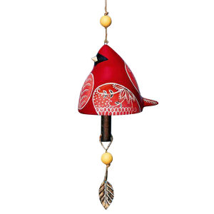 Cute Bird Song Bell Wind Bell Hanging Ornaments Bird Bell Wind Chimes for Wall Window Door Housewarming Gift