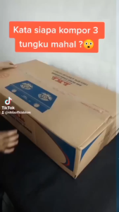 NIKITA Kompor Gas Meja 3 Tungku – Kaca Tempered | Mudah Dibersihkan | Infrared &Api Biru