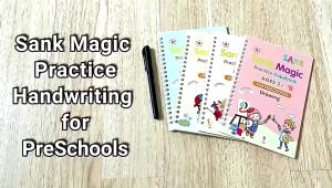 WTBS ( 1SET ISI 4PCS ) SANK MAGIC Pratice Book 1 Set Isi 4 Buku dan Pulpen / Buku Belajar Menulis Huruf dan Angka Anak Paud 3d / Pratice Writing Book / Buku Belajar Anak