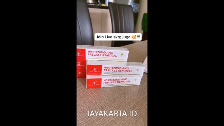 Chalonese Cream Mencerahkan Flek Hitam Menyamarkan Melasma Noda Hitam Di Wajah 20g