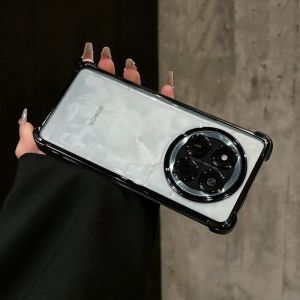 For honor x9c 5g x 9c case Four Corner Plating Anti-Fall Casing Protective Soft Silicone x9a 5g x 9a x9b 5g x 9b honor Phone Case Shockproof Back Cove