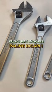 ISKU Kunci Inggris ukuran 8/10/12 Inch Adjustable Wrench 8-12 Inch