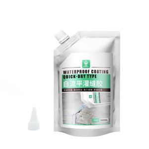 500ml/Bag Quick-Drying Caulking Glue Elastic Crack Repair Concrete Coating Adhesive For Roof Floor