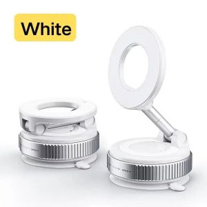 Folding Strong Magnet Magnetic Phone Holder 360° Rotation Desk Car Vacuum Suction Windshield Dashboard Mobile Holder