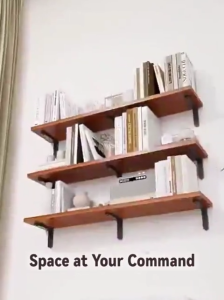 FAFA Wood Floating Wall Shelves Storage Furniture Shelf Storage Rack Wall Mount Shelf Weighing 50kg