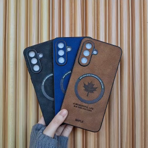 Case Maple Magnetic For Samsung A56 5G / Samsung A36 5G Softcase Leather Magsafe