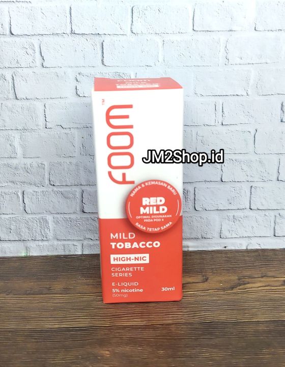 foom tobacco Salt Nicotine Foom Red Tobacco 30ml 50mg