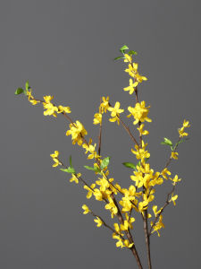 Yellow Simulation Spring Flower Single Stem Living Room Home Decor Tabletop Decoration Photography Props Artificial Flowers