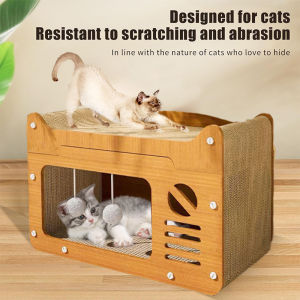 Cat Scratch Board Cat Nest Integrated Vertical Cat Scratch Board Wear-resistant and Non Shedding Super Large House Scratch Resistant