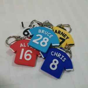 Customisable Name Football Jersey Keychain | Personalised Gift