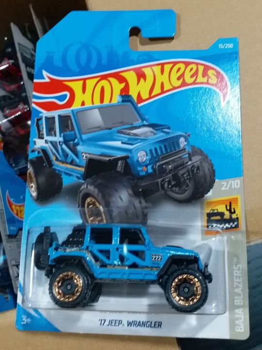 HOT WHEELS JEEP WRANGLER (BLUE) | Lazada