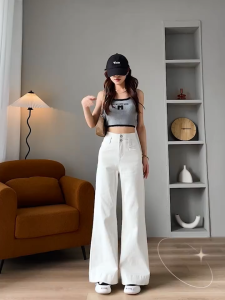 2025 NEW JUMBO Highwaist Cutbray Jeans Korea