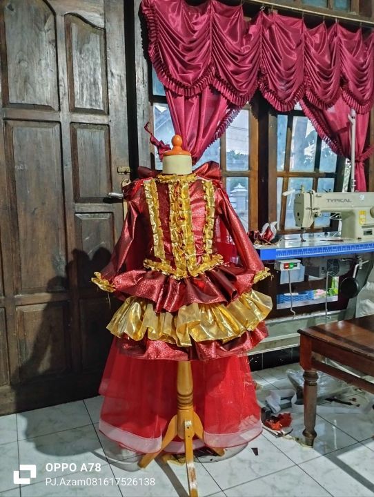 kostum mayoret anak TK/SD