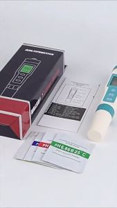 【การจัดส่งในพื้นที่】ครื่องวัดคุณภาพน้ 5 in 1 H2 CL ORP PH SALT TEMP meter เครื่องวัด ph ในน้ํา วัดความเค็ม วัดเกลือเจือจาง วัดความเค็น้ำประป