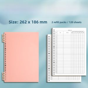 MONLEYTA | Aibenhao English Vocabulary Book Memory Notebook遗忘记忆曲线考研背单词复习计划表大学生专升本四级初中活页笔记本子