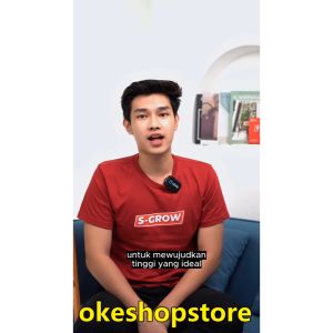 Peninggi Badan S GROW Herbal Vitamin Kalsium Penambah Tinggi Badan untuk Remaja Dewasa Paket F