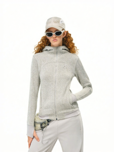Thermal Insulation Outdoor Hooded Short Jacket Women