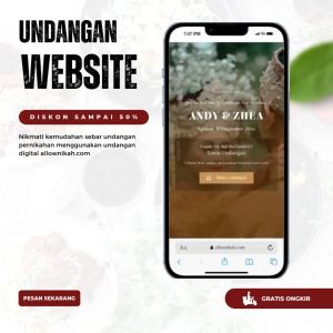 Undangan Digital Website Tanpa Foto
