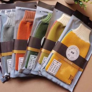 Double-Sided Strong Exfoliating Bath Towel Home Back Scrubbing Mud Removal Sand-Free Skin-Friendly Bath Care Tool for Everyone