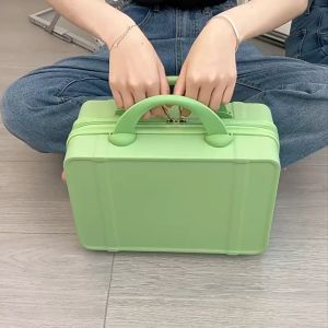 Carry On Boarding Luggage Sweet Candy Color Makeup Box 14 Inch Mini Convenient Travel Box