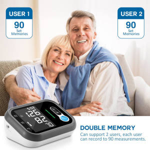 Blood Pressure Monitors for Home Use BP Cuff Automatic Upper Arm Cuff Digital Blood Pressure with 8.7-17inches Adjustable Cuff
