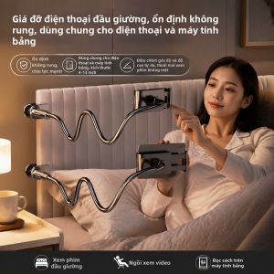 Jiaxun | Giá Đỡ Điện Thoại Bàn Cạnh Giường Chống Sốc Bền Đỏng