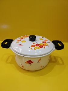 Nồi men nội địa Nhật size 21cm cao 10cm (mã 999) Dùng được bếp từ