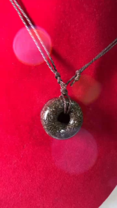 Donut Orgonite Necklace – Wearable Energy Pendant | Enhanced Energy Support & Balance