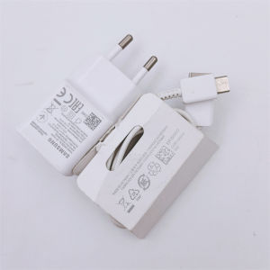 Samsung 9V1.67A Fast Charger 15W EU Plug Quick Charge สําหรับ Galaxy A11 A12 A13 A14 A15 A40 A50 A70 S10 S8 Plus หมายเหตุ 8 สาย Usb C