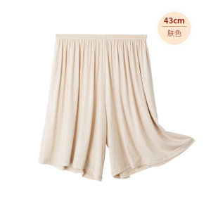 Womens Summer Safety Shorts Loose Fit Modal Sleepwear Inner Wear White Shorts Anti-Light Walking Bottoms Casual Trousers