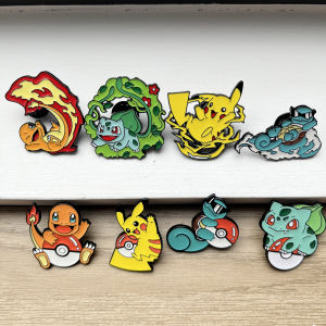 8pcs  Gengar  Cosplay Creativity Brooch Cute Lapel Pin Set for Backpack And Clothes Decoration Jewelry Accessory