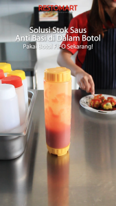 Botol Saos Fifo / Mayonaise 16oz RESTOMART Plastik (2034021) (2034022)(F4)