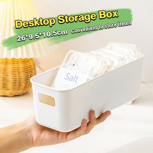 Seeko White Desk Storage Box Universal Organizer for Glasses Pens Remote Control Phone Case