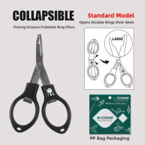 tzdhn | Mini Foldable Stainless Steel Fishing Multi-Function Scissors