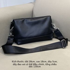 Túi Đeo Chéo Da Mềm Thời Trang Cho Nam Túi Đeo Vai Đơn Thời Trang Hàn Quốc Túi Xách Nhỏ Chống Nước Chống Mài Mòn Cho Thanh Thiếu Niên