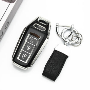 Soft TPU Car Remote Key Case Keychain For Audi Q6L E-tron A5L 2026 Audi A3 A5L Q6 A6L Q5 2025 Car Accessories Cover Fob Holder