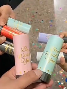 Pháo Bắn Hoa Giấy Mini Trang Trí Tiệc Sinh Nhật Đám Cưới Tân Gia Kỷ Niệm Phụ Kiện Bắn Kim Tuyến Màu Sắc Đẹp An Toàn Dễ Sử Dụng