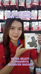 Mitra Sejati Holder Mobil Universal Long Neck Dudukan Handphone Panjang