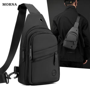 MORNA Mens Chest bag Outdoor Travel Sports Shoulder Bag  Fashionable Korean Style Crossbody Bag