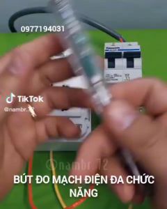 Bút đo nguồn bút thửu điện đa chức năng thế hệ mới- Kèm 3v pin dự phòng
