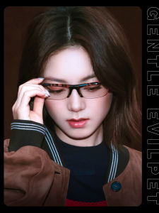Evil Pet | Horned Turtle Semi-Rimmed Glasses Frame for Women with Luxury Style and Blue Light Protection